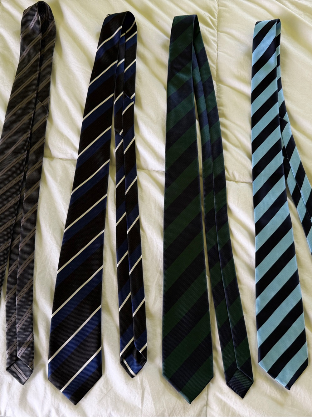 The Children’s Place Set of 4 Striped Boy’s Ties (8-14)